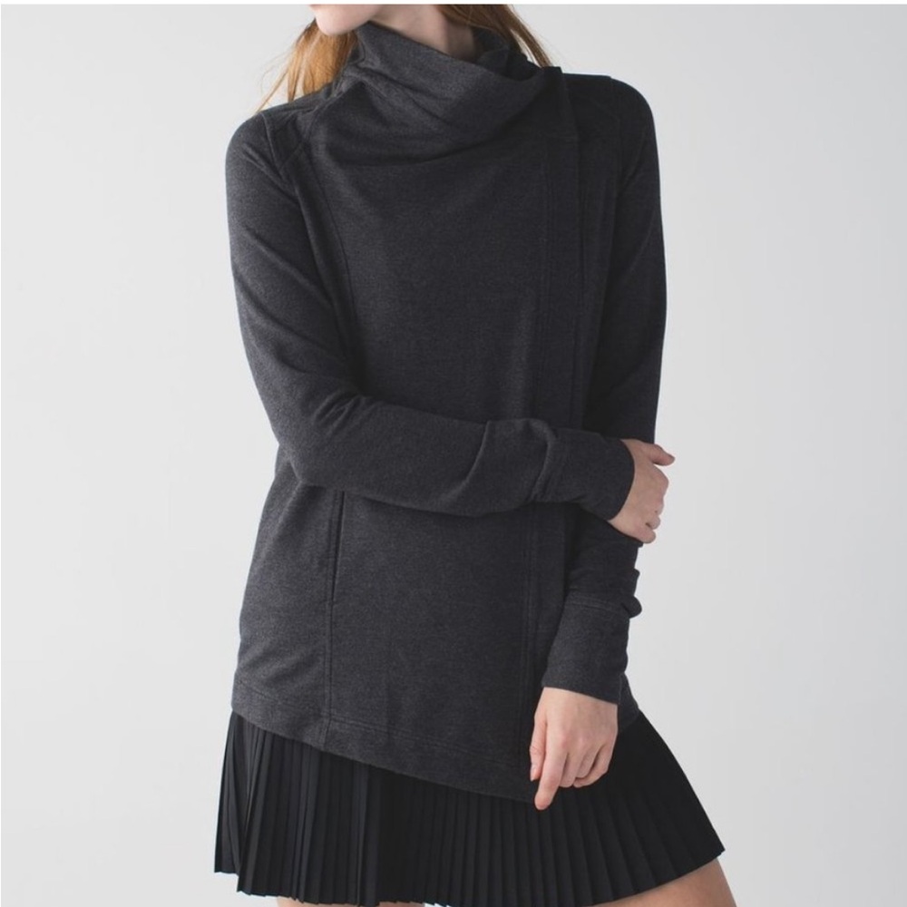 Lululemon | Coast Wrap‎ Heathered Mod Black size 6
